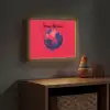 Rood - Voetbal - Abstract - Verfspatten Light Box met batterij (Wandlamp kind) middel -sfeer5_kind
