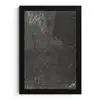 Beton - Muur - Zwart - Vintage - Industrieel fotolijst zwart zonder passe partout klein -3d