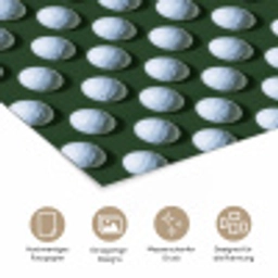 Ballen - Golf - Groen poster papier klein 62 -tcloseup_DE