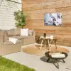 Half human, Half Coffee - Infuus - Koffie Tuinposter op houten frame 2 cm dik klein -sfeer2