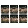 Hert - Wilde bloemen - Bos onderzetter kurk middel -3d