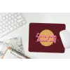 love your damn self - Cirkel - Glitter - Rood muismat rubber klein -witbureau