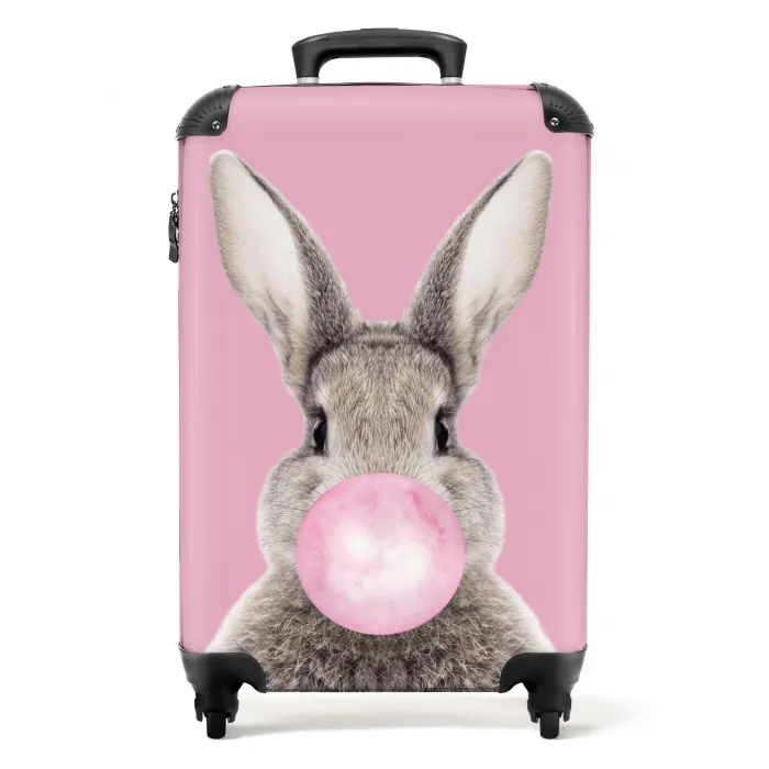 Kauwend knaagje Koffer - NBS - Handbagage middel -productfoto_recht