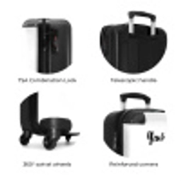 Auke auto NBS - Handbagage koffer - Kinderen Unisex middel zzzzzzzbolletjes_ENG
