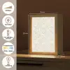Abstract - Ruit - Beige Light Box met kabel (Tafellamp) klein 925 -USP_NL
