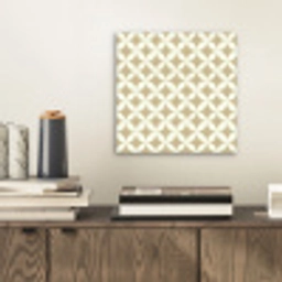 Symmetrisch - Motief - Beige aluminium wit klein 46 -sfeer1