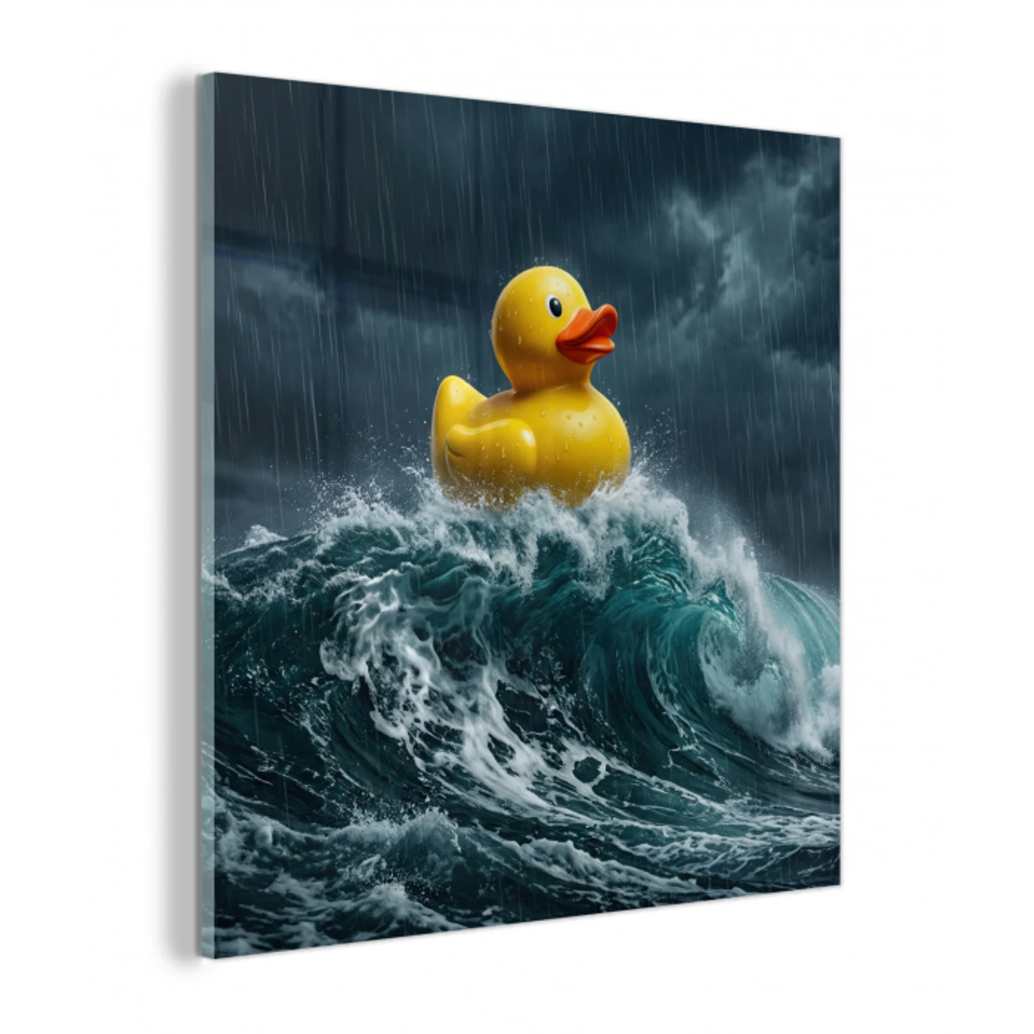 Storm - Badeend - Golven plexiglas 5mm klein -z3d