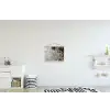 Winter - Kerst - Beton - Dennenappels textielposter latten blank klein -kinderkamer