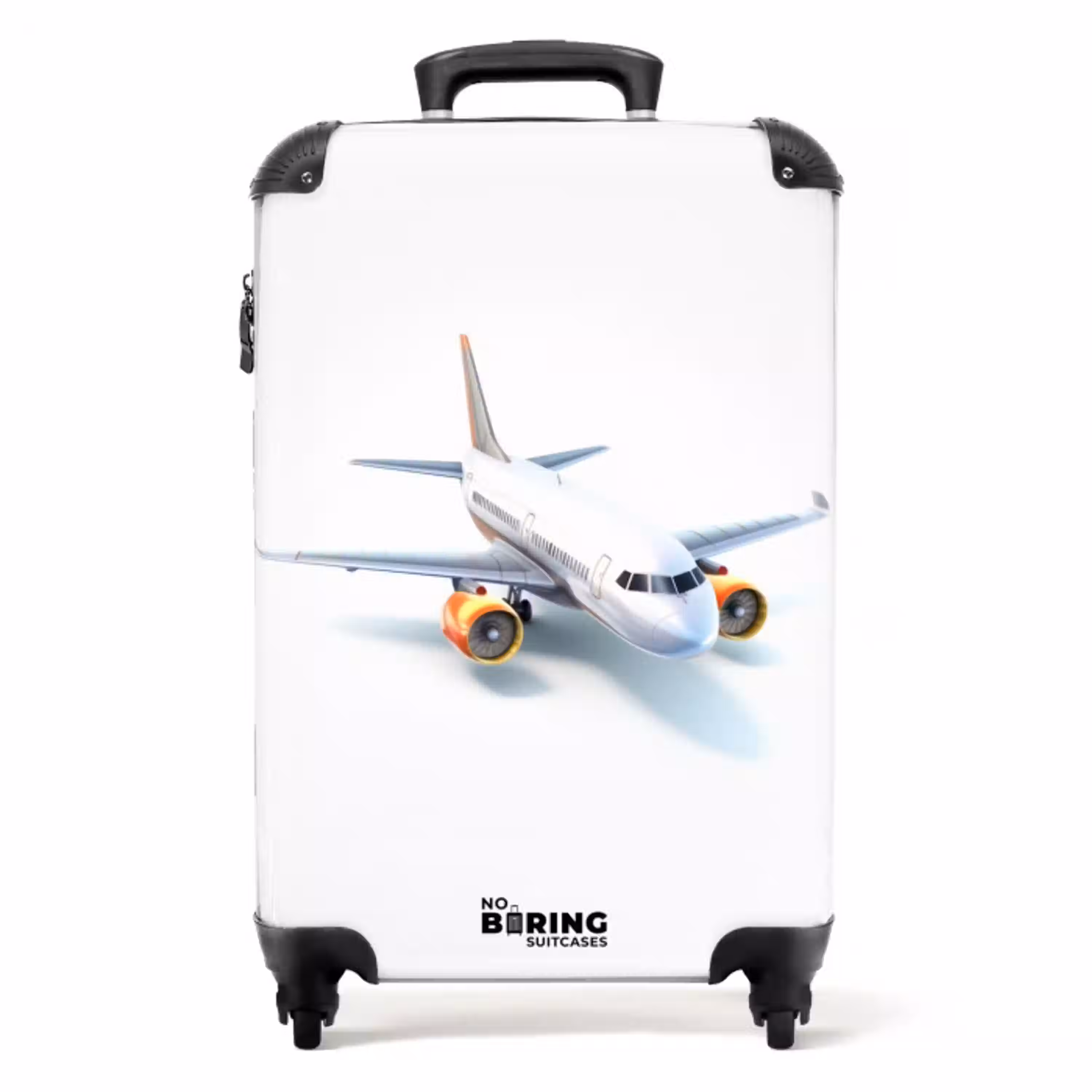 Witte wervelwind NBS - Handbagage koffer - Unisex middel -productfoto_recht
