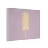 Beige - Ijsje - Spikkels PET vilt klein -3d