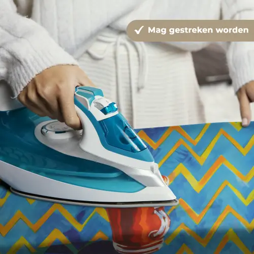 Mok - Koffie - Zigzag - Slagroom Wandkleed katoen klein -sfeer9