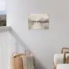 Moderne kunst - Abstract - Beige tuinposter los doek klein -sfeer8