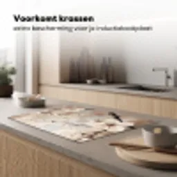 Bloesem - Takken - Schilderij - Beige - Serene Inductie beschermer vinyl 3mm klein -sfeer1