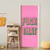 Tekst - Bold - Roze deurposter klein -sfeer4