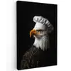 Arend -Amerika - Koksmuts - Vogel - Stoer Tuinposter op houten frame 2 cm dik klein -3d