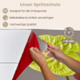 Planten - Anthurium - Groen - Roze keuken achterwand spatscherm klein -spatscherm_DE
