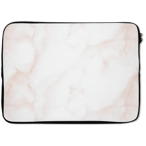 Zalmroze - Marmer - Aders laptophoes neopreen klein 279 -zkaufland3dotto
