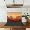 Landschap - Woestijn - Cactussen - Zon keuken achterwand spatscherm klein -sfeer2