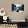 Hert - Dieren - Landschap - Winter - Sneeuw poster papier klein -sfeer1