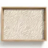 Zebra - Patroon - Beige Dienblad Rechthoek middel 911 -z3d_shopping