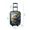 Kitten verstopt achter bloemen Kinderkoffer - Zwart klein -productfoto_formaten