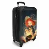 Heks met rood haar NBS - Handbagage koffer - Kinderen Unisex middel -productfoto_3d