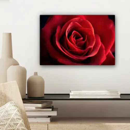 Rood - Roos - Romantisch canvas 2cm klein -sfeer6
