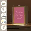 eat me out don't stress me out - Roze - Minimalistisch Light Box met kabel (Tafellamp) klein -USP_NL