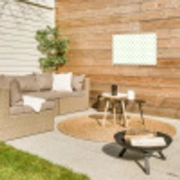 Dots - Klassiek - Groen Tuinposter op houten frame 2 cm dik klein 845 -sfeer2