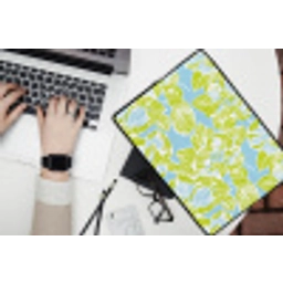 Modern - Bloemen - Groen laptophoes neopreen klein 279 -bureau