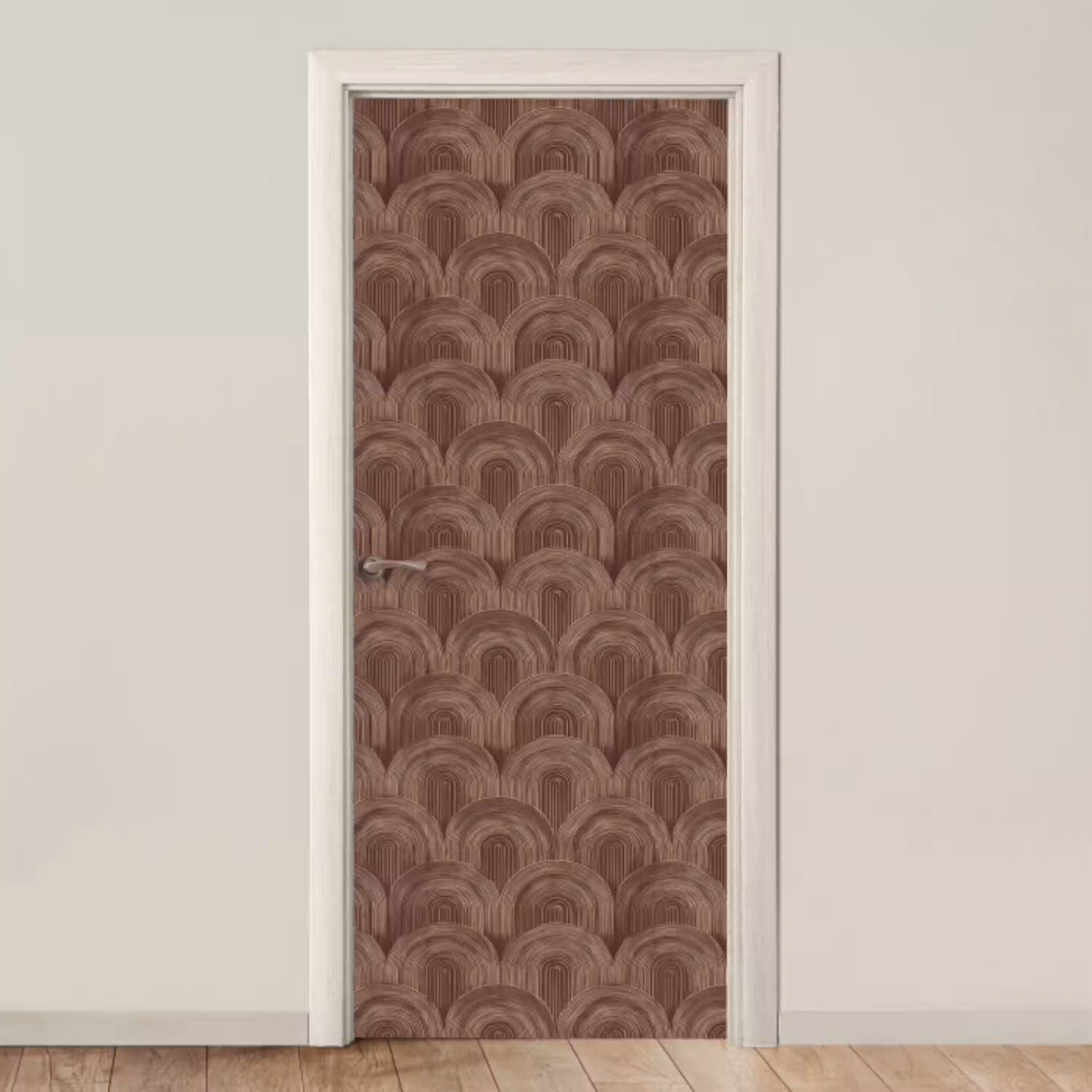 Ritmisch - Effect - Bruin deurposter klein 289 -3d_beige