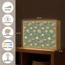 Tulpen - Botanisch - Groen Light Box met batterij (Wandlamp) middel 907 -USP_websiteoverzichtDE