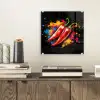 Peper - Graffiti - Verf - Abstract - Modern - Kleurrijk plexiglas 5mm klein -sfeer1