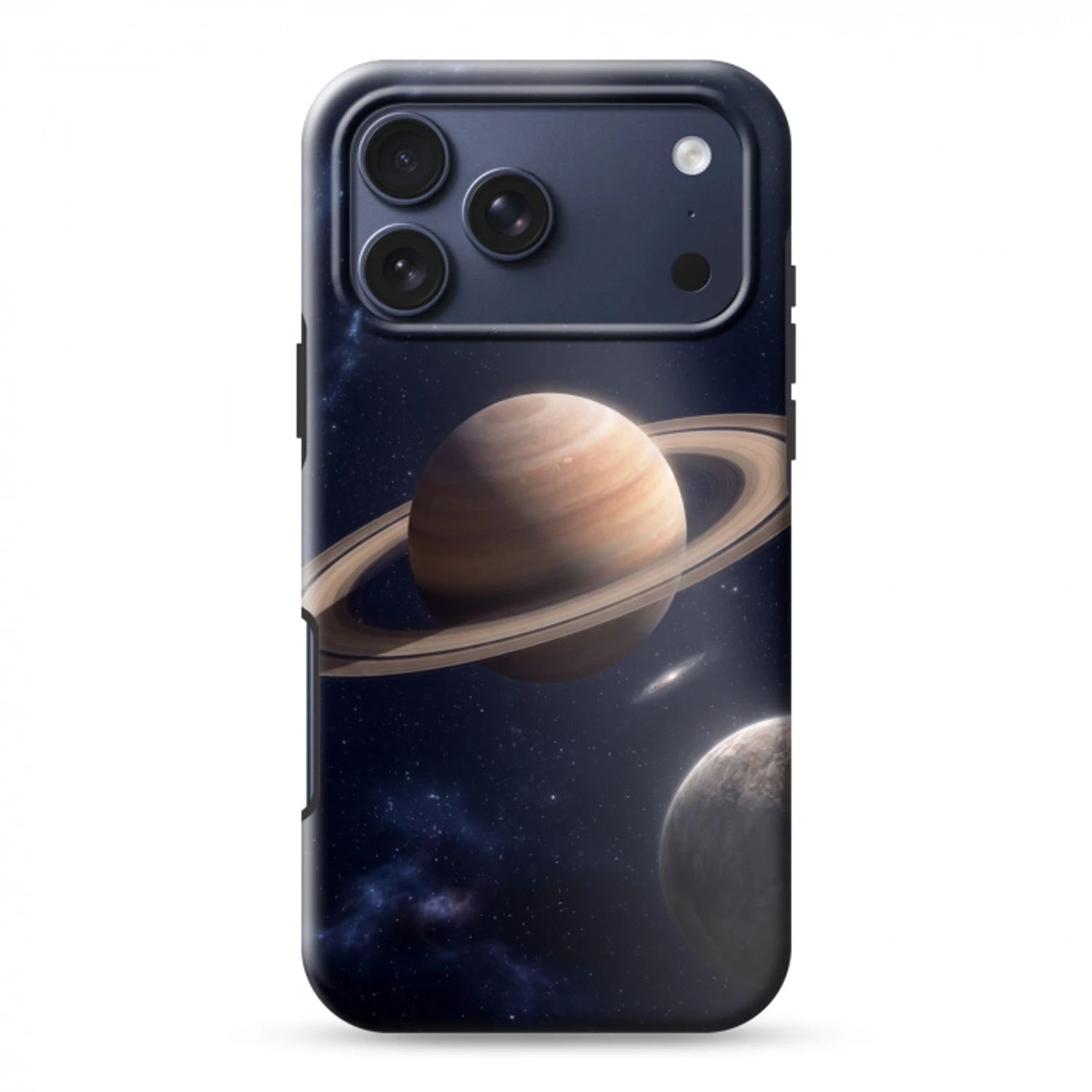 Planeten - Saturnus - Ruimte Toughcase MagSafe Apple iPhone 17 Pro Max klein -3d
