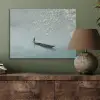 Bloesems - Minimalistisch - Wateroppervlak - Boot PET vilt klein -sfeer2
