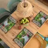 Doorkijk - Bloemen - Tuinpad - Natuur - Raam Placemat vinyl groot -zzsfeer5_Kitchenyeah-website