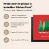 Minimalistisch - Kerstbomen - Rood - Sneeuw Inductie beschermer vinyl 3mm middel -usfeer2_FR
