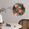 Dahlia - Bloemen - Patroon Wandcirkel behangsticker klein 186 -sfeer3