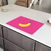 Banaan - Geel - Fruit Inductie beschermer vinyl 3mm klein -sfeer8