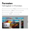Mozaïek - Zon - Landschap - Dorp Muismat XXL klein -sfeer5