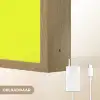 Dobermann - Geblokt - Geel Light Box met batterij (Wandlamp) middel -USP_websiteoplaadbaarNL