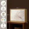 Bloem - Abstract - Wit - Water - Natuur Light Box met batterij (Wandlamp) middel -USP_websiteoverzichtNL