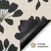 Abstract - Patroon - Zwart Deurmat klein 898 -antislip_NL