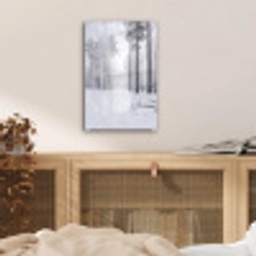 Bos - Sneeuw - Pad - Winter - Stilte plexiglas 5mm klein -sfeer4