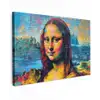 Graffiti - Mona Lisa - Streetart - Da Vinci canvas 2cm klein -z3d