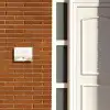 Beige landschap - Sierlijk Naambord Rechthoek middel -sfeer3-rechthoek-S
