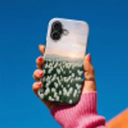 Tulpen - Landschap - Wit Toughcase MagSafe Apple iPhone 17 klein -Sfeer1V