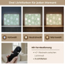 Groen - Eieren - Patroon Light Box met batterij (Wandlamp) middel -USP_lichtkleurDE
