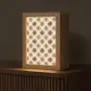 Geografisch - Patroon - Bruin Light Box met kabel (Tafellamp) klein 925 -z3d_website