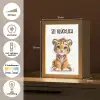 Tijger - Wees gelukkig - Quote - Dier Light Box met kabel klein -USP_NL
